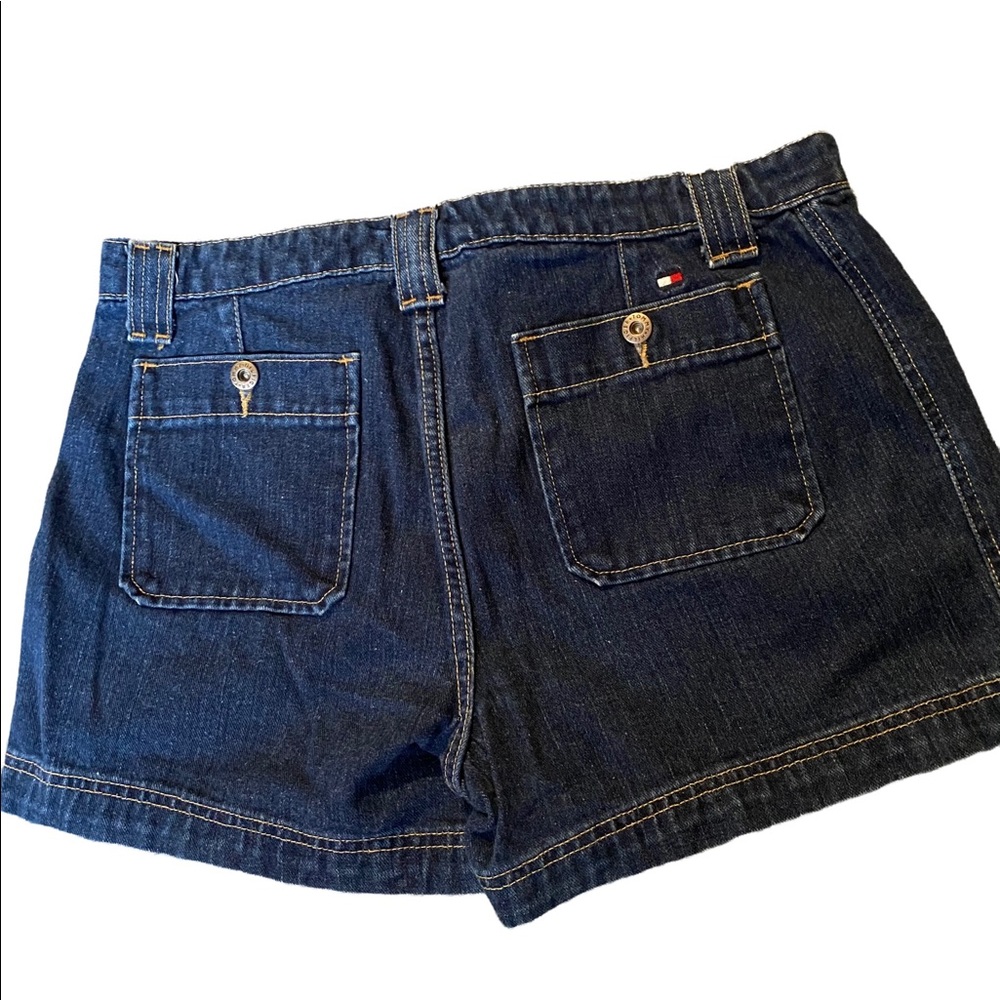 Tommy Hilfiger blue jean shorts. Size 10 - Picture 3 of 4